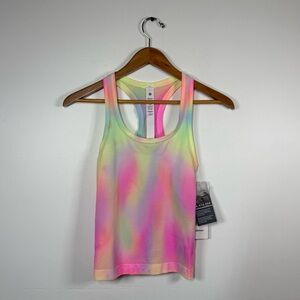 Lululemon Swiftly Tech Psychedelic Rainbow Racerback Tank Top 2.0 Rare